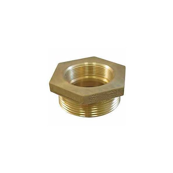 Moon American Fire Hose Female/Male Hose Bushing - 2 In. NPT Female X 2-1/2 In. NH Male - Brass 356-2062521 - main